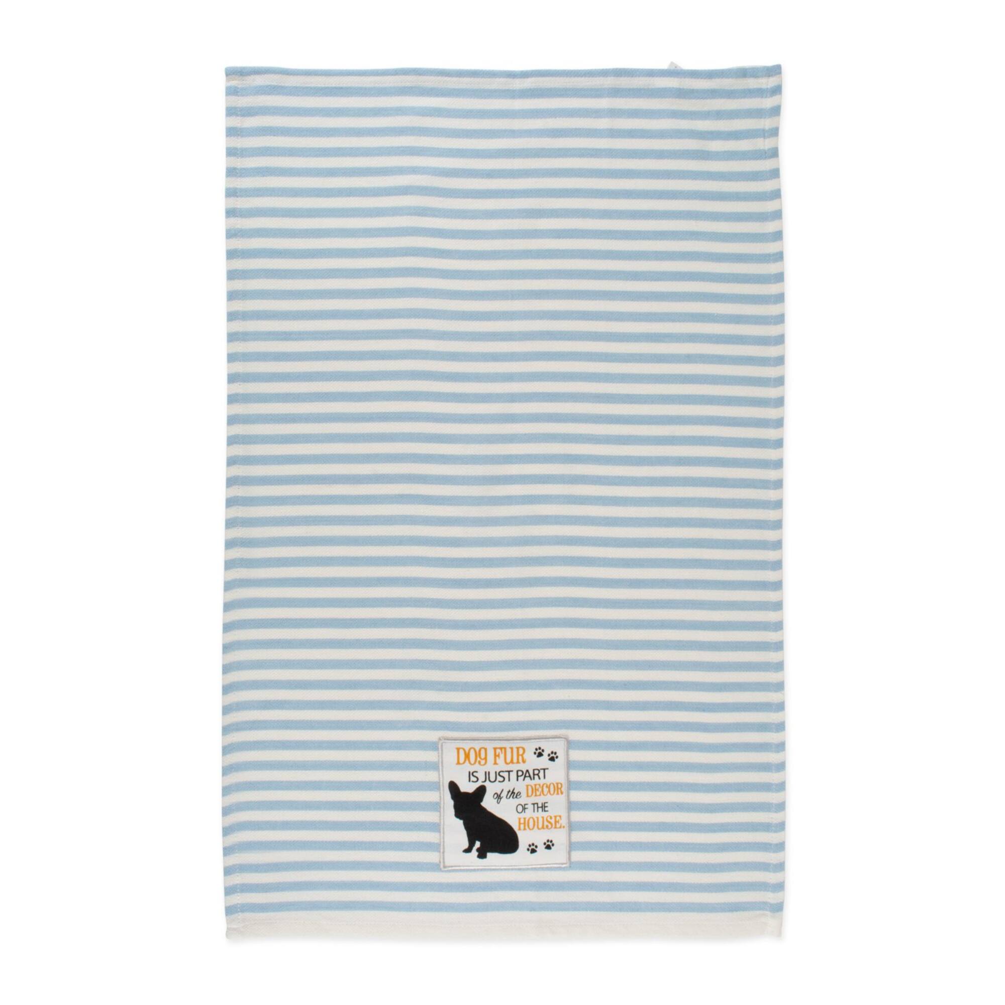 DII® Embellished Dog House Dishtowel Set